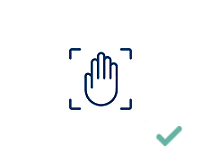 Reconhecimento de impressão digital de palma