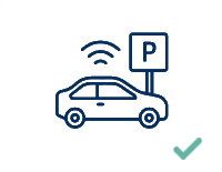 Otimiza os sistemas de estacionamento público e os sistemas de mobilidade sustentável.