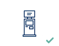 Capacita os motoristas por meio do autogerenciamento por meio de totens.